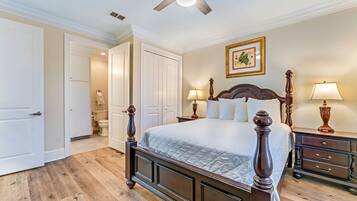 3 bedrooms, in-room safe, iron/ironing board, free WiFi