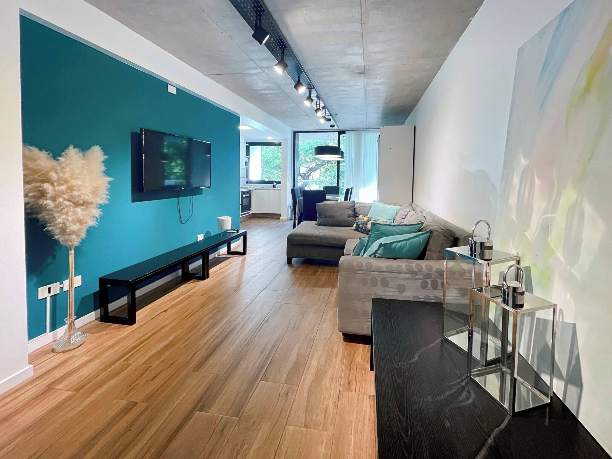 Apartment, 2 Bedrooms, Accessible, Smoking | Living area