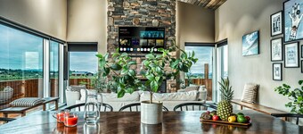 Luxury Log Home with a Hot Tub.