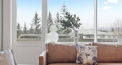 Icelands Biggest Mall, 8 Minute walk. Free parking