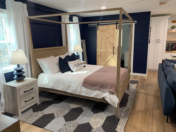 1 chambre, fer et planche à repasser, Wi-Fi, literie fournie