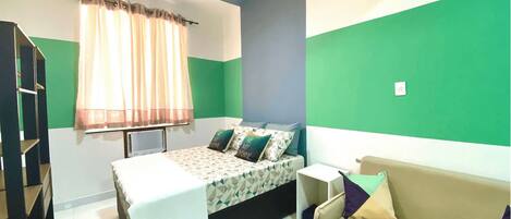 1 makuuhuone, vuodevaatteet