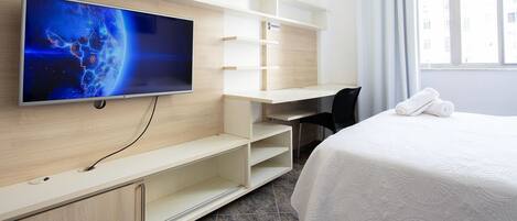 2 habitaciones, tabla de planchar con plancha y acceso a internet