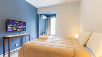4 habitaciones, tabla de planchar con plancha y wifi
