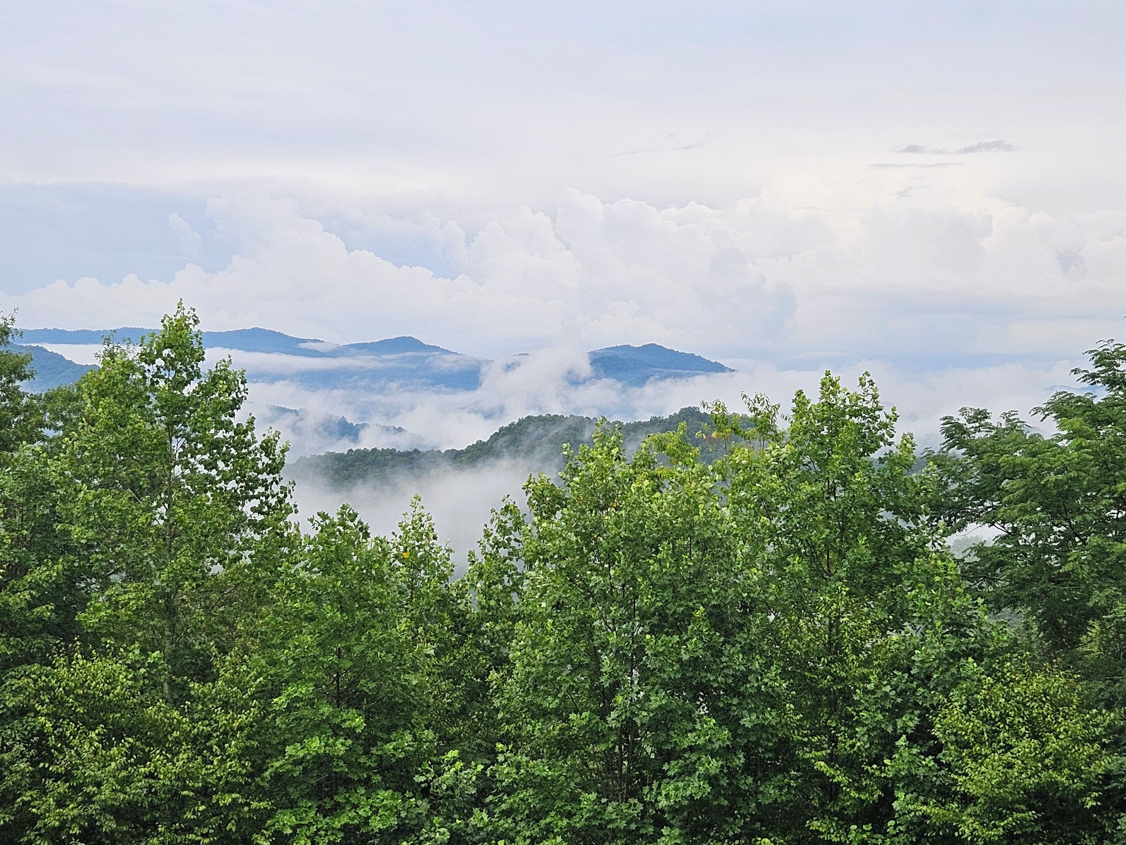 Endless View Smoky Mountains Nantahala Forest Bryson City North Carolina 