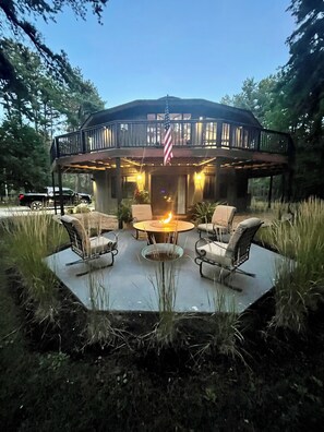 Overnattingsstedets uteområder