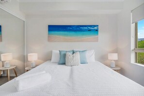 2 bedrooms, iron/ironing board, travel cot, WiFi