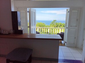 Elite Room, 1 King Bed, Ocean View | Desk, free WiFi, bed sheets - LF Jungle Retreat (Port Antonio)