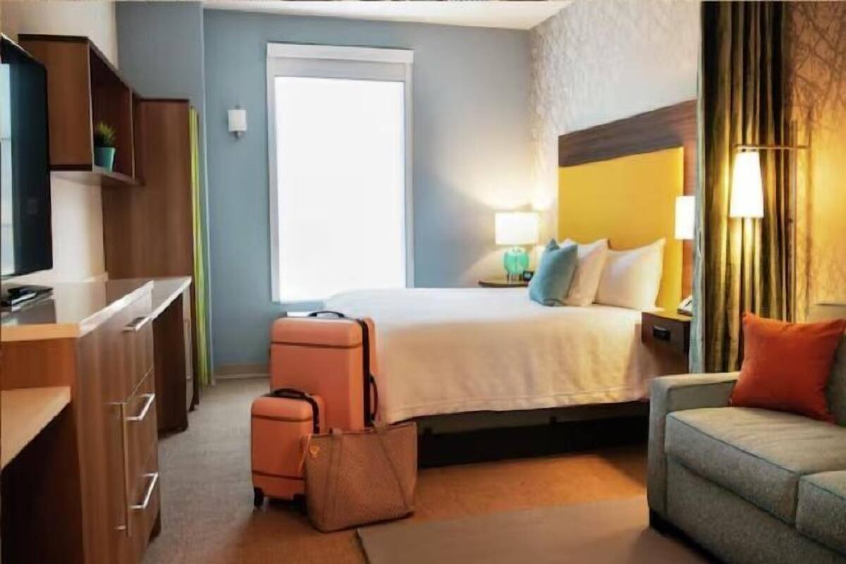 Peralatan tempat tidur hipoalergenik, gebar bulu kapas, tilam berlapik