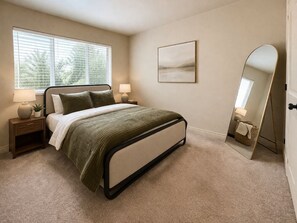 4 bedrooms, iron/ironing board, travel crib, WiFi