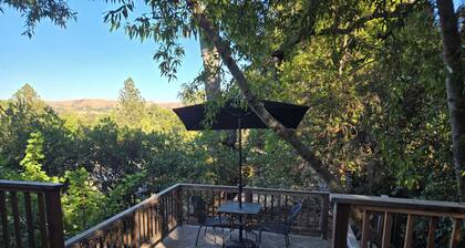 Peaceful retreat in the woods close to town