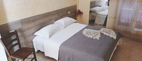 1 室のベッドルーム、アイロン / アイロン台、WiFi、ベッドシーツ