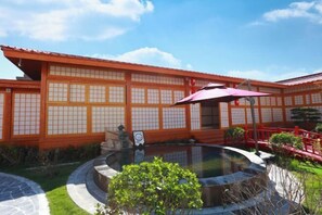 Blick von der Unterkunft