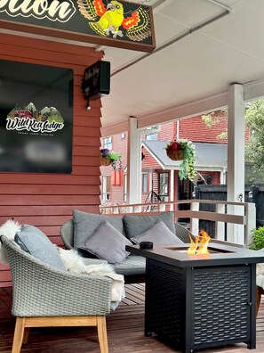 Uitzicht vanuit accommodatie