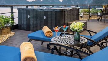 Habitació doble presidencial, balcó, vistes a l'oceà | Balcó