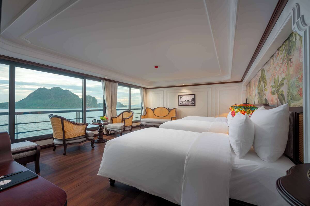 Chambre Triple Luxe, vue océan | Vue sur la plage/l’océan