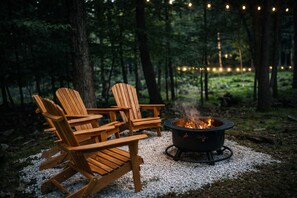 Unclassified image, 4 of 88, button - Family Pocono Retreat • Stream • Pool • Firepit • AC • WiFi (East Stroudsburg)