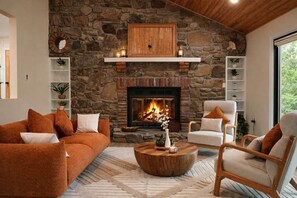 Unclassified image, 5 of 88, button - Family Pocono Retreat • Stream • Pool • Firepit • AC • WiFi (East Stroudsburg)