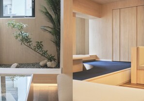高級寢具、書桌、手提電腦工作空間、隔音