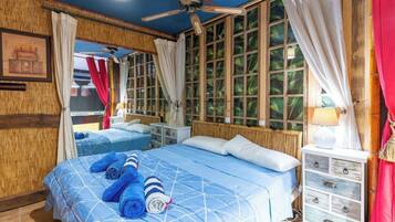 3 slaapkamers, een strijkplank/strijkijzer, wifi, beddengoed