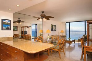 Interior - Mahana at Kaanapali Studio Ocean Front - No Cleaning Fees (Lahaina)