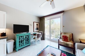 Televisión y reproductor de DVD 