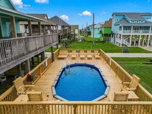 Pool - The Beach Castle with Pool! (Bolivar Peninsula)