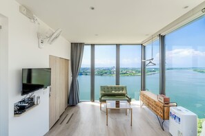 Uitzicht vanuit de kamer