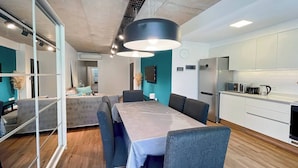 Dining - Urban Retreat Elegant Modern Apartment with Balcony in Villa del Parque (Buenos Aires)