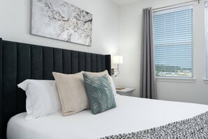 2 bedrooms, desk, iron/ironing board, travel crib - Pet-Friendly Getaway with Pool & Gym (Pelham)