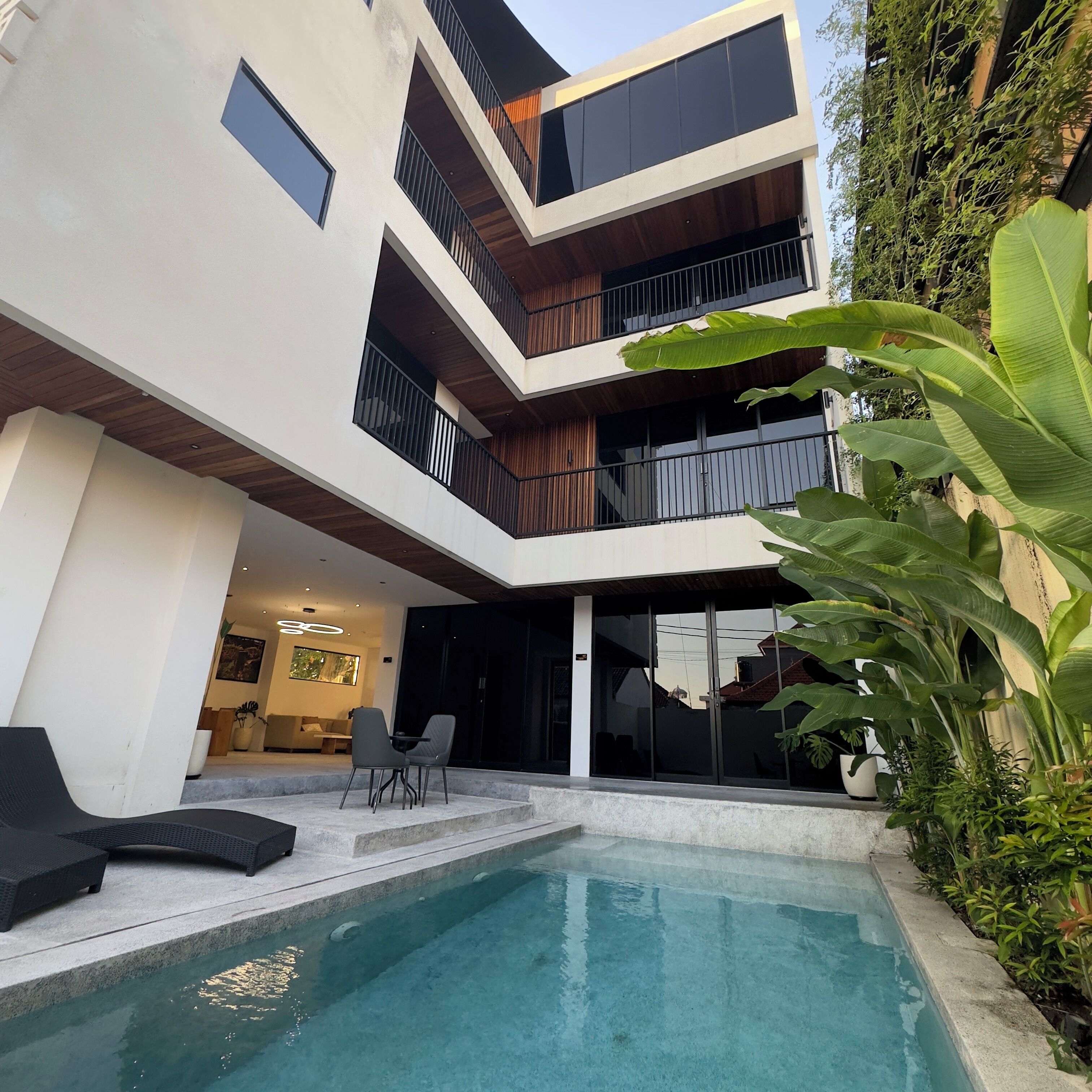 Fassade der Unterkunft