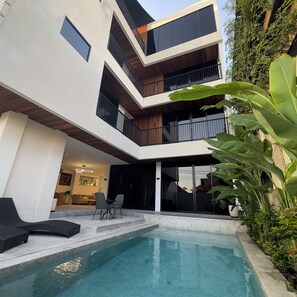 Façade de l’hébergement