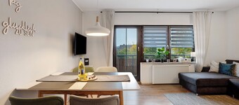 Apartamento '2-Zimmer Ferienwohnung Am Waldrand' con balcón y Wi-Fi