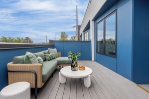 Terrace/patio - Balcony + Mins to DT | The Outrider 3BR Suite (Nashville)