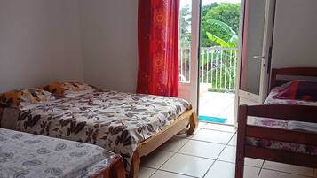 1 bedroom, iron/ironing board, bed sheets