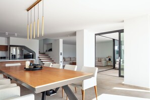 Dining - Nuera III: Modern 3BR Villa, 300m from the Beach (Chania)