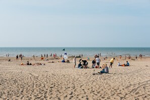 Vlak bij het strand