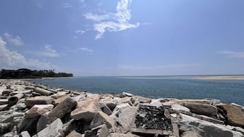 Uitzicht op strand/zee