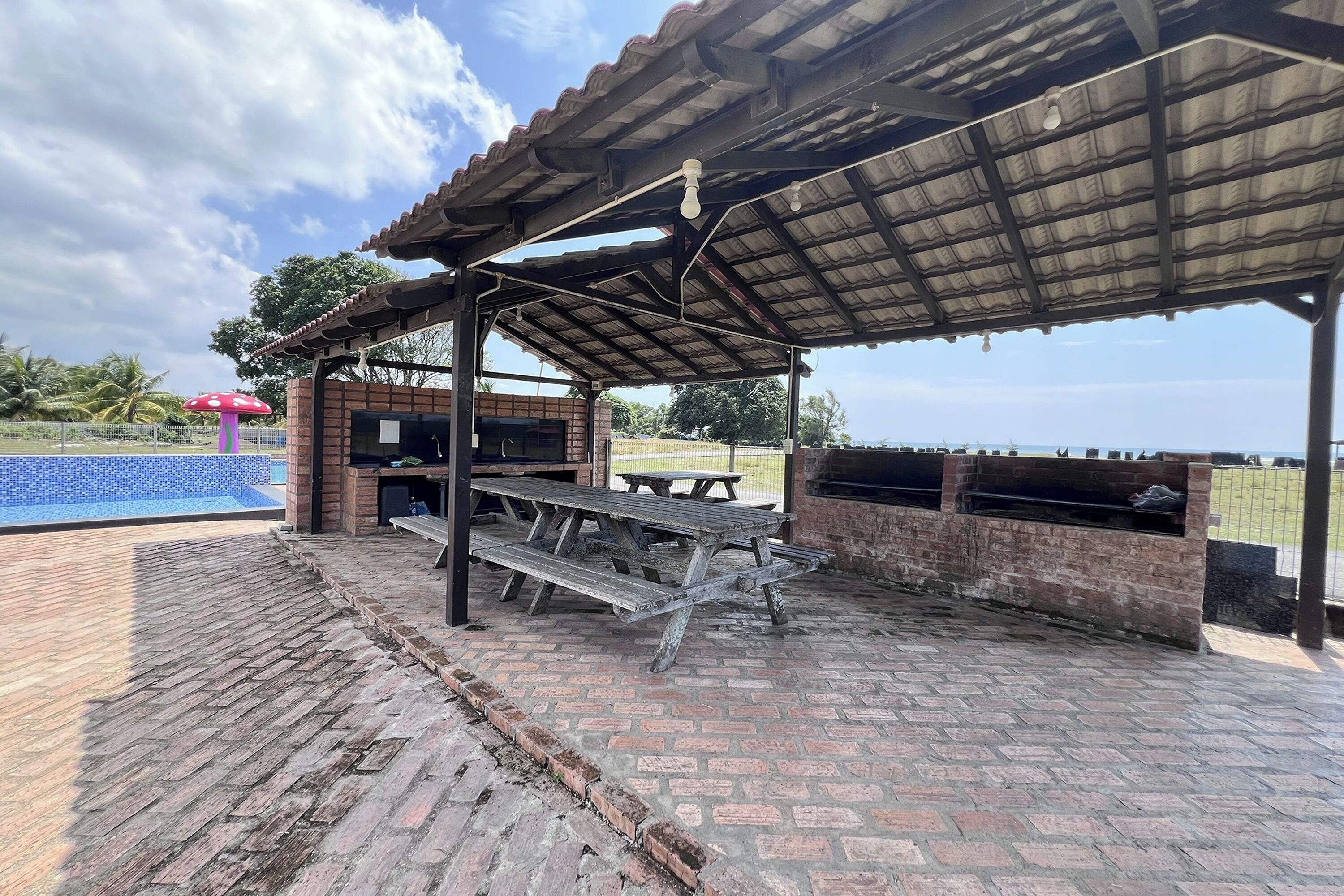 ด้านหน้าที่พัก