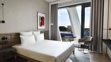 Bettwäsche aus ägyptischer Baumwolle, hochwertige Bettwaren, Minibar