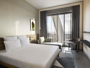 Executive kamer, 1 kingsize bed (Superior. Access to executive lounge) | Lakens van Egyptisch katoen, luxe beddengoed, een minibar