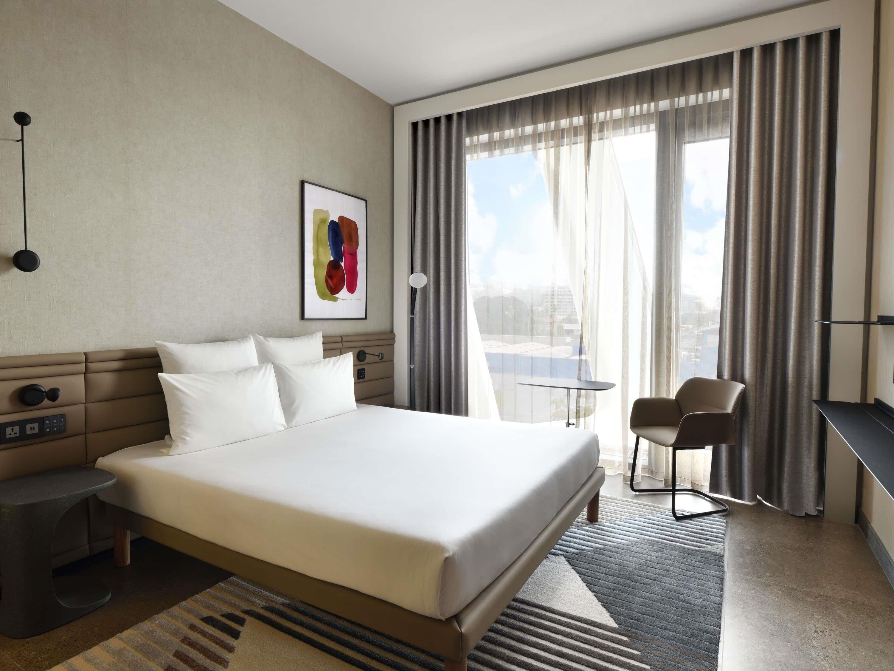 Draps en coton égyptien, literie de qualité supérieure, minibar