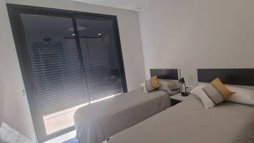 1 bedroom, iron/ironing board, bed sheets