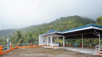 Blick von der Unterkunft