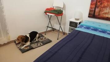 1 chambre, fer et planche Ă  repasser, Wi-Fi, draps fournis