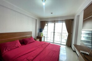 Kamar Double Deluks | Ruang kerja ramah laptop, Wi-Fi gratis, dan seprai linen