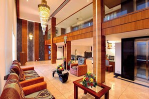 Sala de estar en el lobby