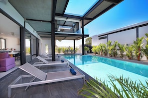 Terrace/patio - Loft-Style 4BR Salt Pool Villa Sunset 6 (Rawai)