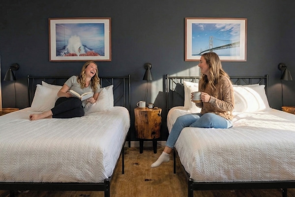 Deluxe Studio, 2 Queen Beds | Individually decorated, individually furnished, blackout drapes