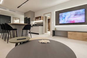 Luxury Apartment, Balcony, City View | Living area - Exceptional Acropolis Suite by Cloudkeys (Athens)